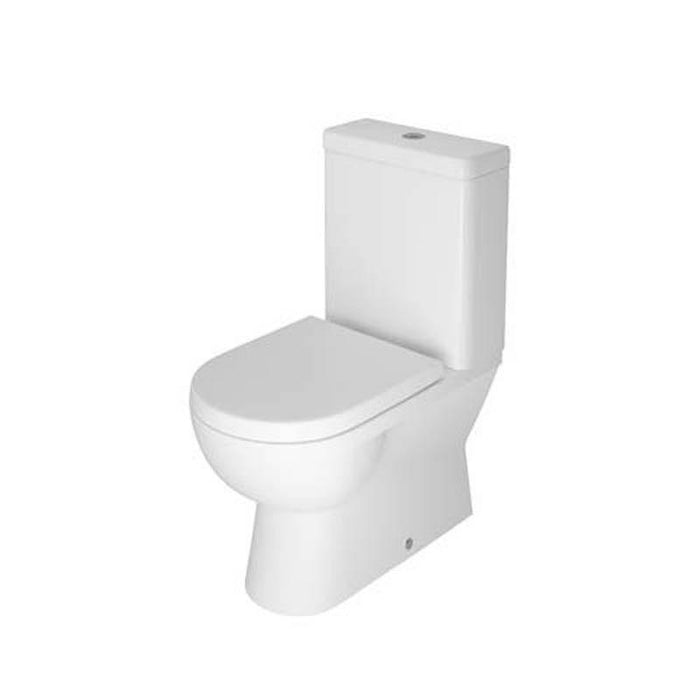 The White Space Scene Close Coupled Toilet (Closed Back) - Unbeatable Bathrooms