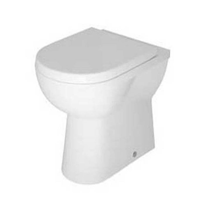 The White Space Scene Comfort Back-To-Wall Toilet - Unbeatable Bathrooms