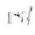 The White Space Forte Bath Shower Mixer - Chrome - Unbeatable Bathrooms