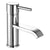 The White Space Fall Monobloc Basin Mixer with Sprung Plug Waste - Chrome - Unbeatable Bathrooms