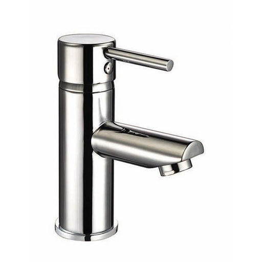 The White Space Pin Monobloc Basin Mixer with Sprung Plug Waste - Chrome - Unbeatable Bathrooms