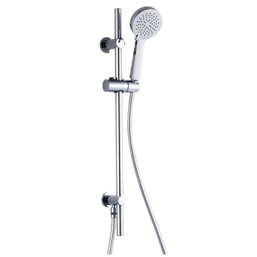 The White Space Slide Rail Kit Roud Head - Includes Wall Integrated Outlet - Unbeatable Bathrooms