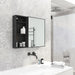 Slimline Box Shelf 550 - Dark Oak - Unbeatable Bathrooms
