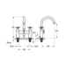 Flova XL 2-Hole Deck Mounted Bath and Shower Mixer with Shower Set - Unbeatable Bathrooms