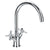 Flova XL Cross Handle Swivel Spout Kitchen Mixer - Unbeatable Bathrooms