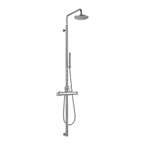 Flova XL Exposed Thermostatic Shower Column - Unbeatable Bathrooms
