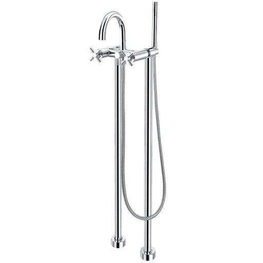 Flova XL Floorstanding Bath and Shower Mixer with Shower Set - Unbeatable Bathrooms