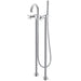Flova XL Floorstanding Bath and Shower Mixer with Shower Set - Unbeatable Bathrooms
