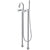 Flova XL Floorstanding Bath and Shower Mixer with Shower Set - Unbeatable Bathrooms