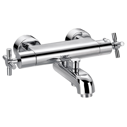 Flova XL Wall Mounted Thermostatic Bath and Shower Mixer (Excludes Kit) - Unbeatable Bathrooms