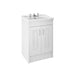 Nuie York 2 Door Floor Standing Vanity Unit with 3 Tap Hole Ceramic Basin - Unbeatable Bathrooms