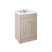 Nuie York 2 Door Floor Standing Vanity Unit with 3 Tap Hole Ceramic Basin - Unbeatable Bathrooms
