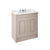 Nuie York 2 Door Floor Standing Vanity Unit with 3 Tap Hole Ceramic Basin - Unbeatable Bathrooms