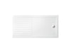 Britton 1400mm Walk-In Anti-Bacterial Rectangle Shower Tray - Unbeatable Bathrooms