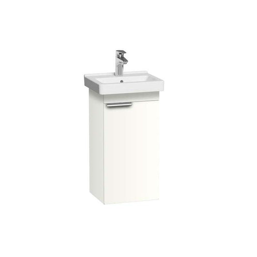 Roca Dama-N 450mm Cloakroom Vanity Unit - Wall Hung 1 Door Unit - Unbeatable Bathrooms