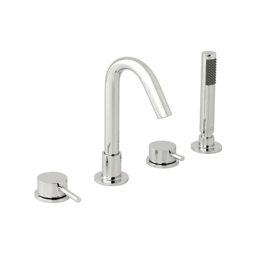 Vado Zoo 4 Hole Bath Shower Mixer Single Lever Deck Mounted - Unbeatable Bathrooms