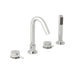 Vado Zoo 4 Hole Bath Shower Mixer Single Lever Deck Mounted - Unbeatable Bathrooms