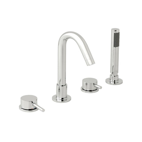 Vado Zoo 4 Hole Bath Shower Mixer Single Lever Deck Mounted - Unbeatable Bathrooms