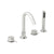 Vado Zoo 4 Hole Bath Shower Mixer Single Lever Deck Mounted - Unbeatable Bathrooms