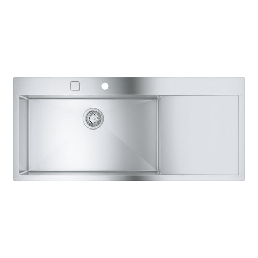 Grohe K1000 Stainless Steel Sink with Drainer - Unbeatable Bathrooms