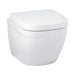 Grohe Euro Ceramic Compact Wall Hung Toilet - 490 x 374mm - Unbeatable Bathrooms
