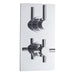 Hudson Reed Twin Thermostatic Shower Valve A3003V A3003V - Unbeatable Bathrooms