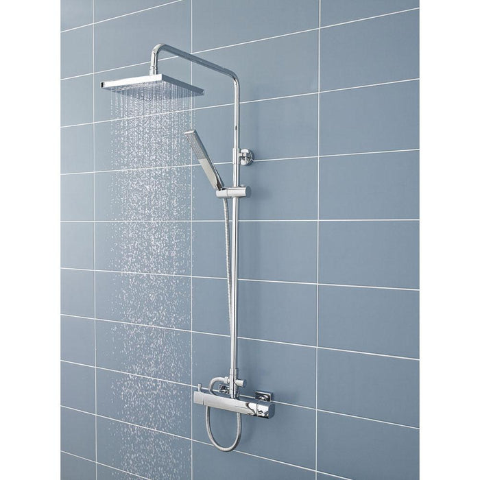 Hudson Reed Square Fixed Head 20cm x 20cm - Unbeatable Bathrooms