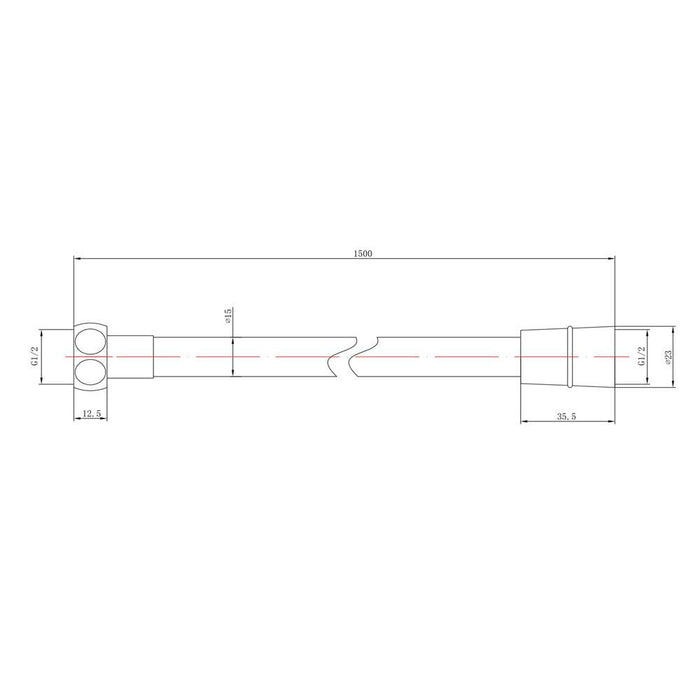 Hudson Reed Smooth Silver Flex - Unbeatable Bathrooms