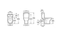Roca Laura Close Coupled Toilet with Horizontal Outlet - Unbeatable Bathrooms
