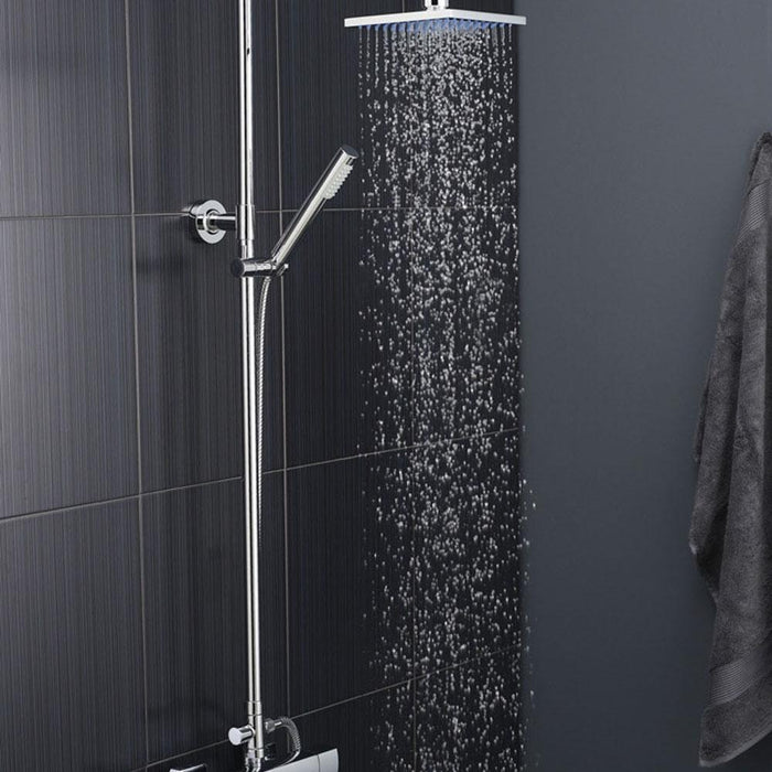 Hudson Reed Square Outlet Elbow, Parking Bracket, Flex And Handset - Unbeatable Bathrooms