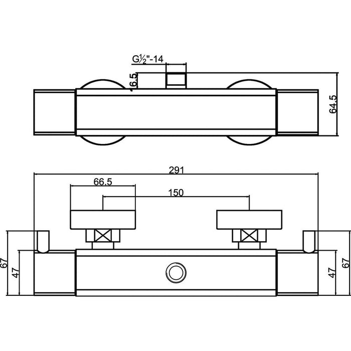 Hudson Reed Square Outlet Elbow, Parking Bracket, Flex And Handset - Unbeatable Bathrooms