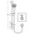 Ideal Standard Concept Easybox Slim built-in thermostatic shower pack with faceplate and Idealrain M3 kit. Consists of brass mixer, plastic installation box, mounting bracket, faceplate and handles. - Unbeatable Bathrooms
