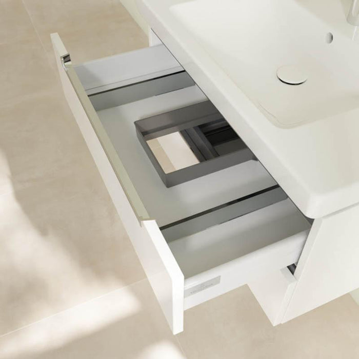 Villeroy & Boch Subway 2.0 800mm Vanity Unit - Wall Hung 2 Drawer Unit - Unbeatable Bathrooms