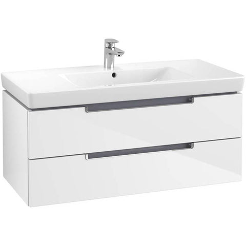 Villeroy & Boch Subway 2.0 1000mm Vanity Unit - Wall Hung 2 Drawer Unit - Unbeatable Bathrooms