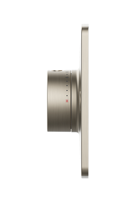 Mira Evoco Double Outlet Thermostatic Mixer Shower with Bath Filler & Adjustable Head - Brushed Nickel - Unbeatable Bathrooms