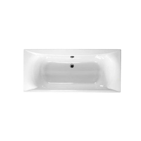 Carron Alpha Double Ended 5mm Acrylic Rectangular Bath White - Unbeatable Bathrooms