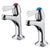 Armitage Shanks Alterna 21 High Neck Pillar Taps 1/2inch Lever Handles Pair - Unbeatable Bathrooms