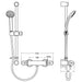 Ideal Standard Alto EV Shower Pack with Idealrain S1 Shower Kit - A5985AA - Unbeatable Bathrooms