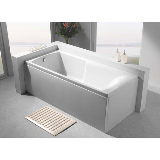 Carron Apex Single Ended 5mm Carronite Rectangular Bath White - Unbeatable Bathrooms