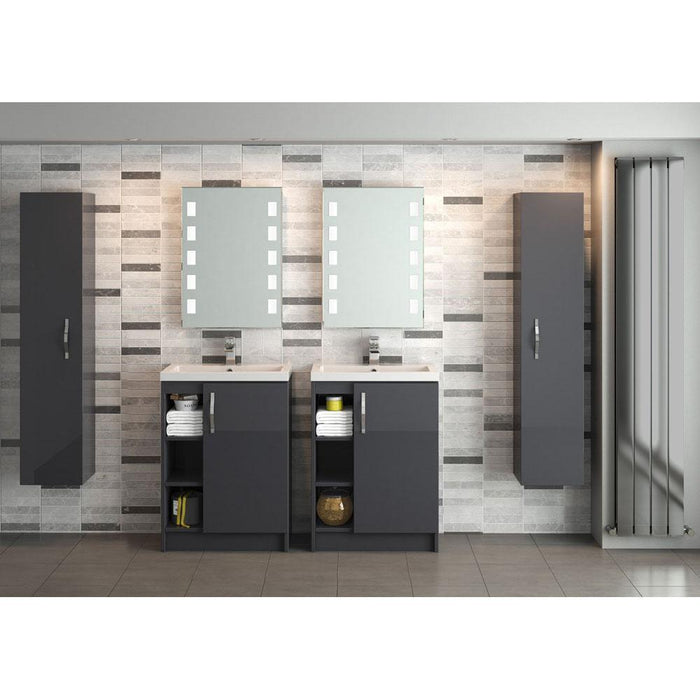 Hudson Reed Apollo Vanity Unit - Floor Standing 1 & 2 Door Units with Basin (Various) - Unbeatable Bathrooms