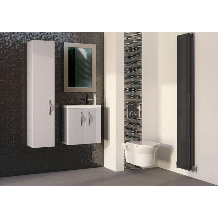 Hudson Reed Apollo Compact Vanity Unit - Wall Hung 1 & 2 Door Units with Basin (Various) - Unbeatable Bathrooms