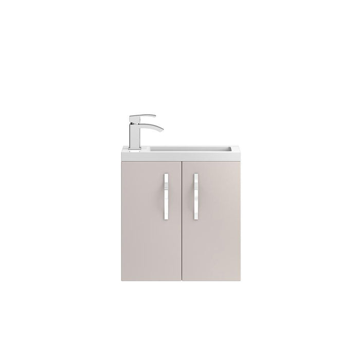 Hudson Reed Apollo Compact Vanity Unit - Wall Hung 1 & 2 Door Units with Basin (Various) - Unbeatable Bathrooms
