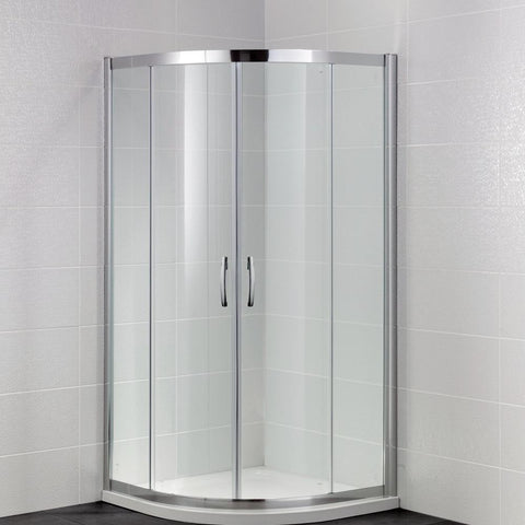 April Identiti Quadrant Shower Enclosure with Double Sliding Doors - Unbeatable Bathrooms