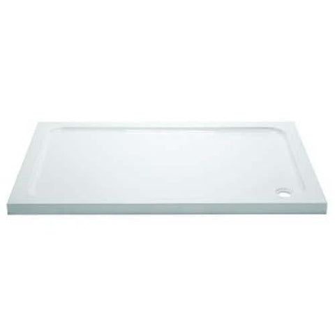 April Slimline 1600mm Rectangle Shower Tray - Unbeatable Bathrooms