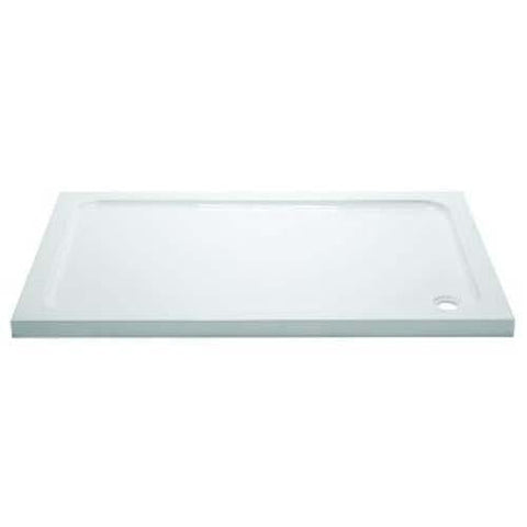 April Slimline 1000 x 800mm Rectangle Shower Tray - Unbeatable Bathrooms