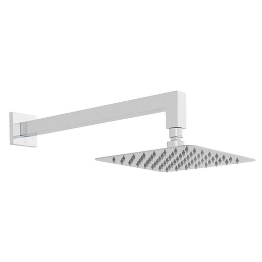 Vado Aquablade Square Easy Clean Slimline Shower Head with Shower Arm - Unbeatable Bathrooms
