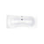 Carron Arc 5mm Acrylic White 1700mm x 850mm Shower Bath - Unbeatable Bathrooms