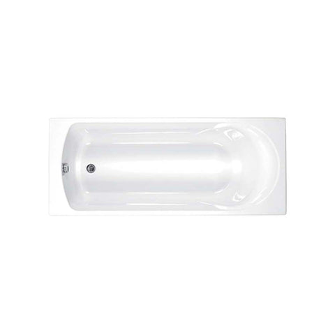 Carron Arc Single Ended 5mm Acrylic Shower Bath White - Unbeatable Bathrooms