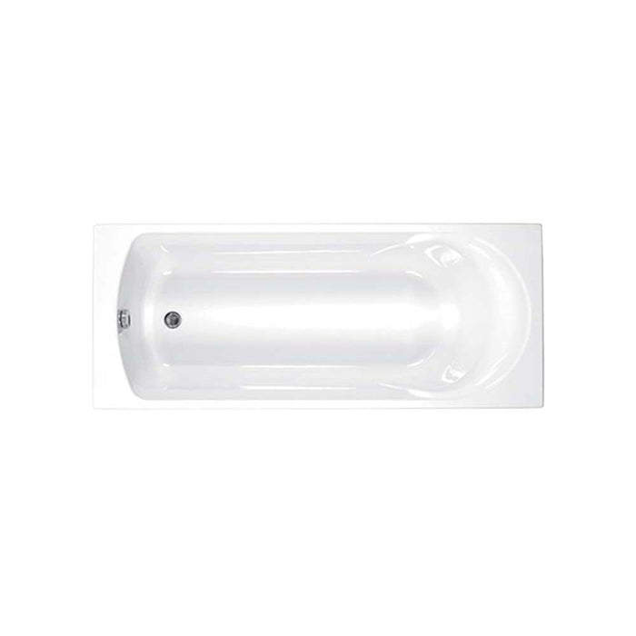 Carron Arc Single Ended 5mm Acrylic Carronite Shower Bath White - Unbeatable Bathrooms