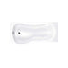 Carron Arc 5mm Acrylic Carronite White 1700mm x 850mm Shower Bath - Unbeatable Bathrooms